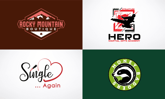 I will do a modern minimalist and professional brand logo designs