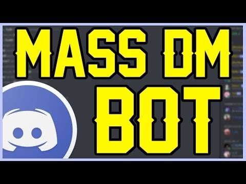 I will do discord mass dm, discord mass dm bot, nft mass dm