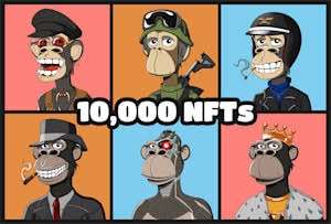 I will make custom cartoon for nft art upto 10k collection