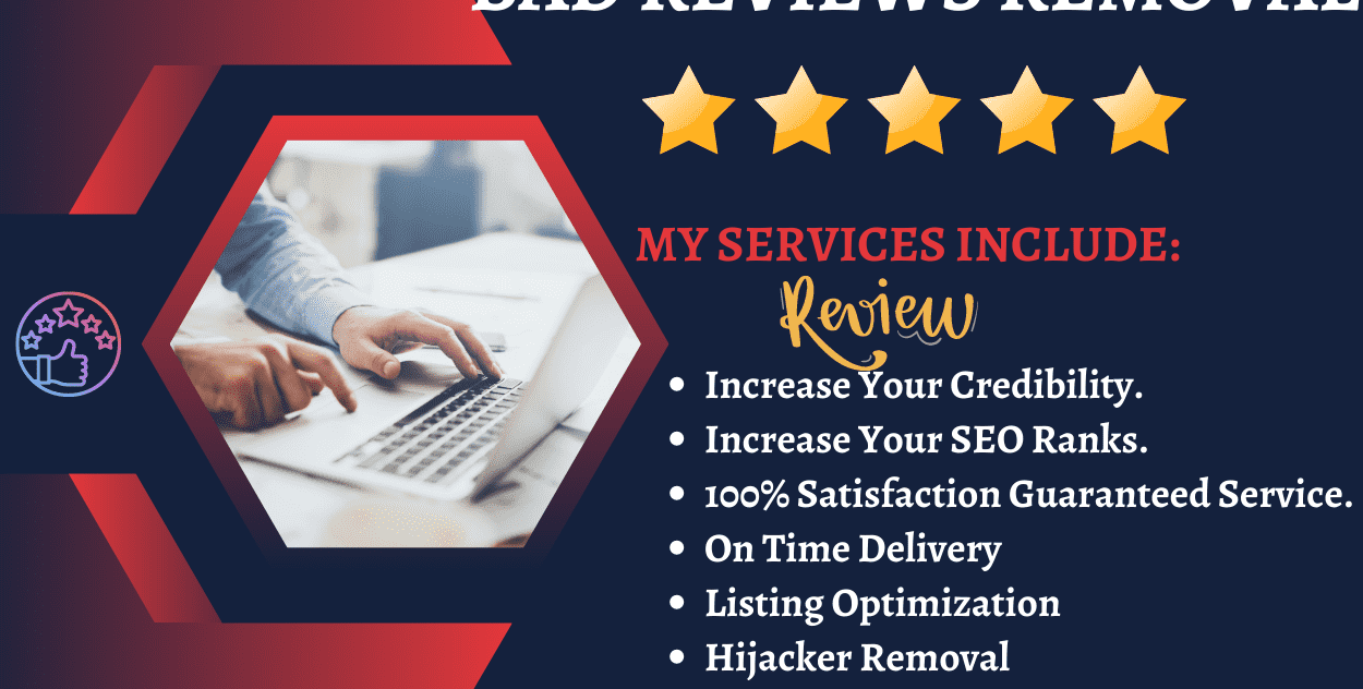 i will remove bad review, negative review from google, gmb, indeed