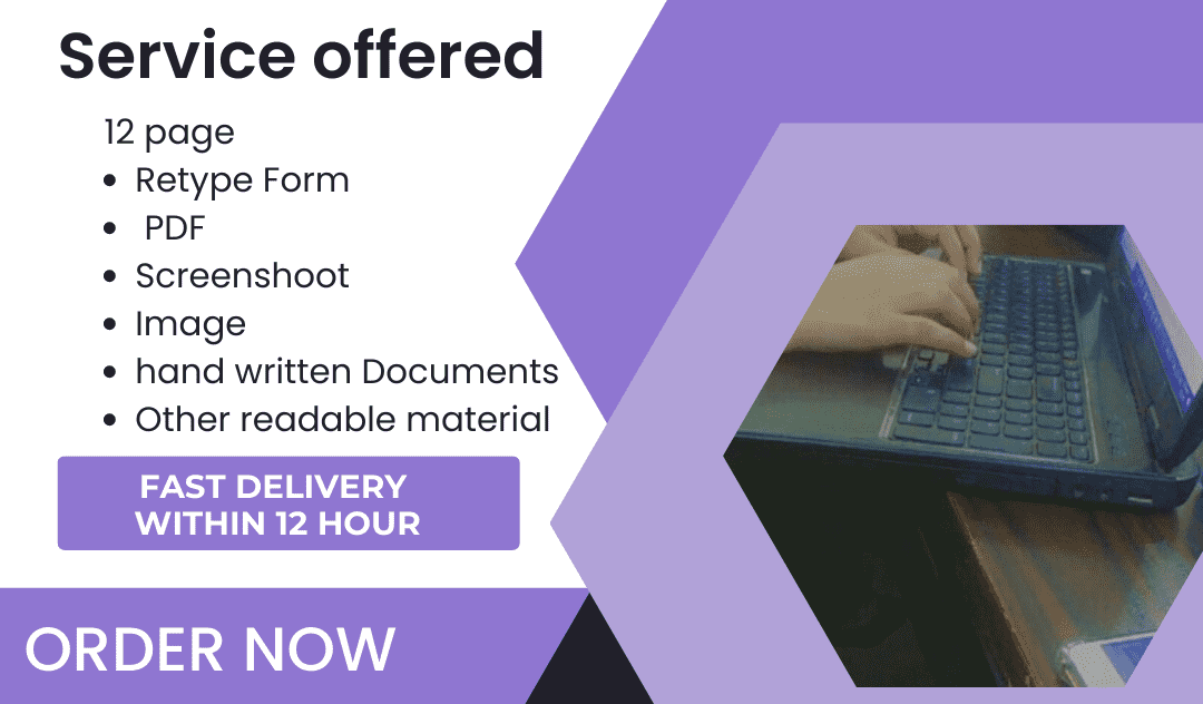 I wil do typing jobs of 40 pages within 24 hours