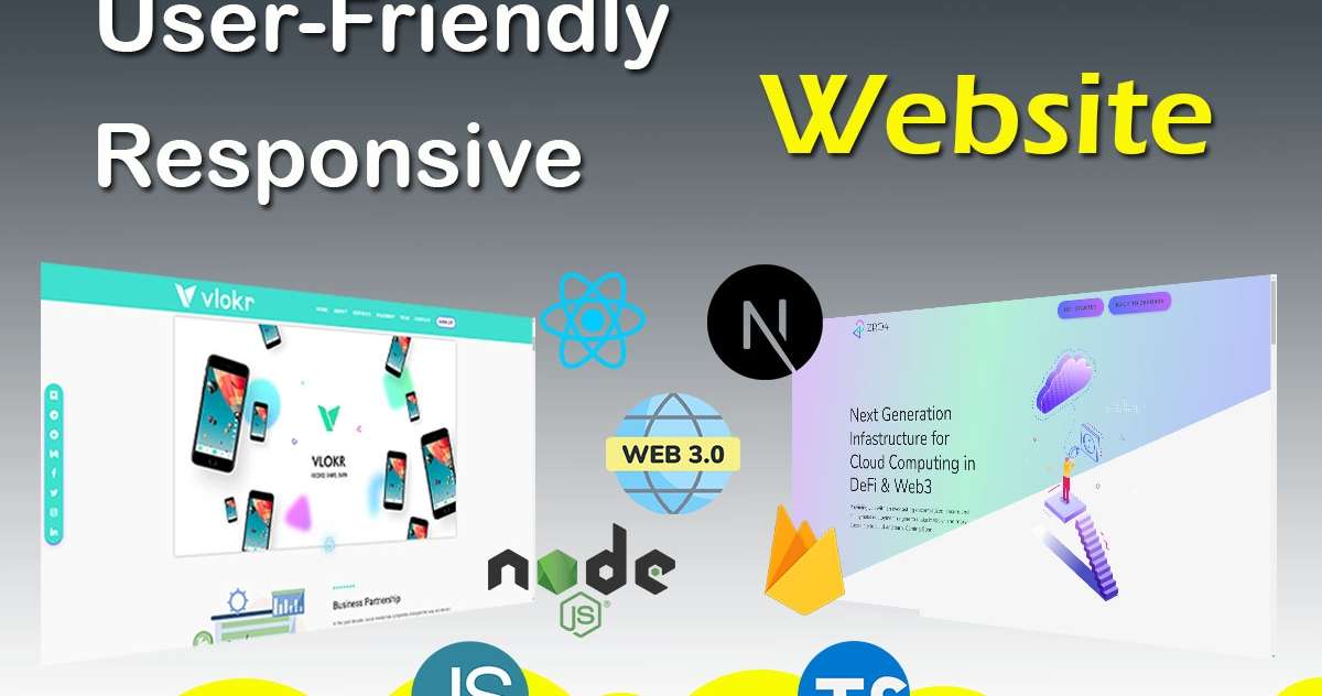 I will create your web application with React.js and Next.js