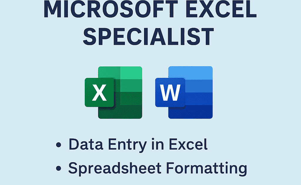 Data Entry & Microsoft Excel Specialist
