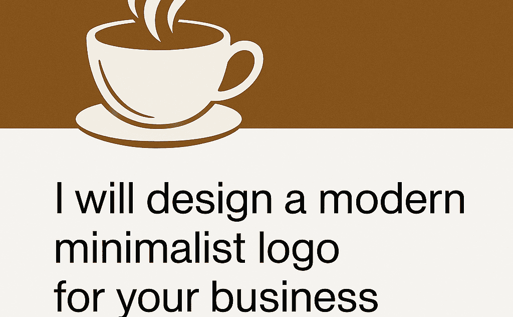 I will design a modern minimalist logo for your business!