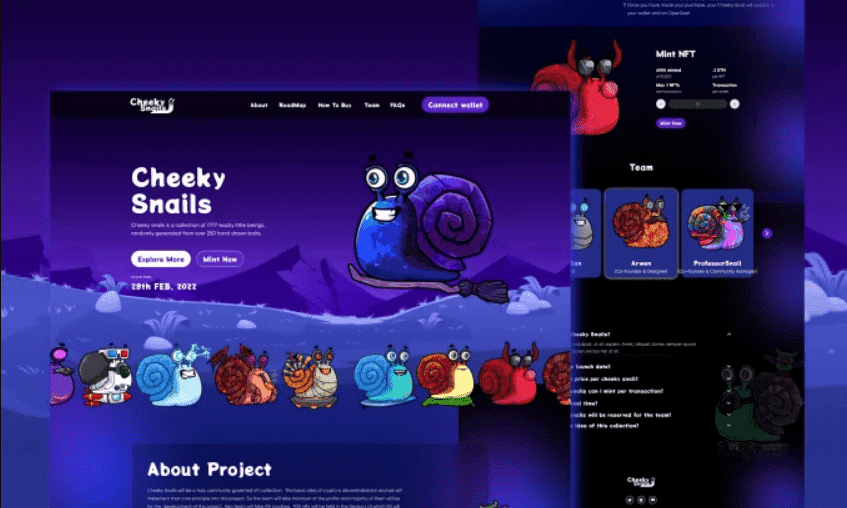 Do awesome UI UX Design For NFT Marketplace and nft website