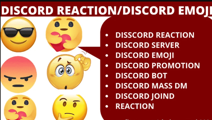 I will provide discord reaction,discord emoji,discord setup