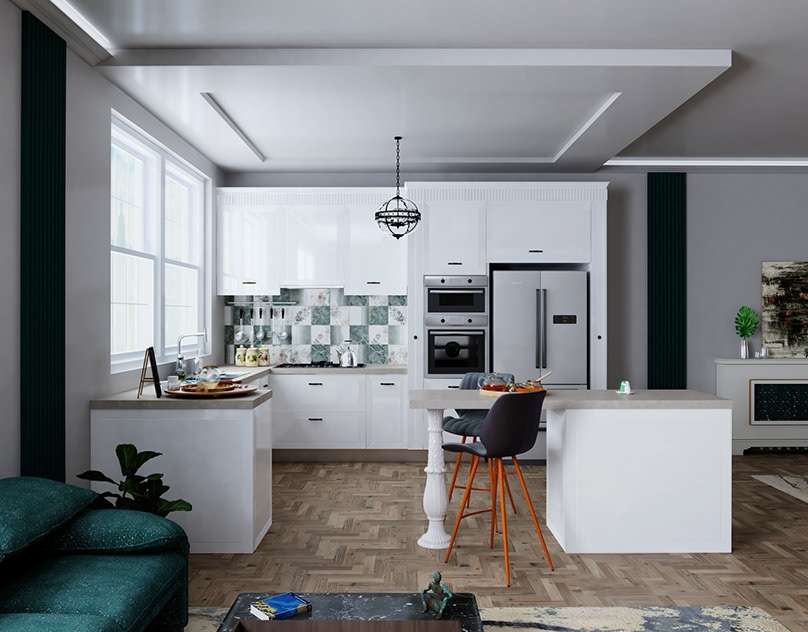 I will provide realistic renders of your classic kitchen design