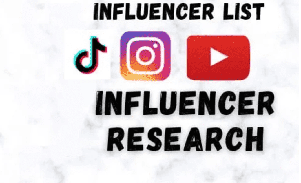 I will provide Best Instagram and TikTok Influncers according to your niche