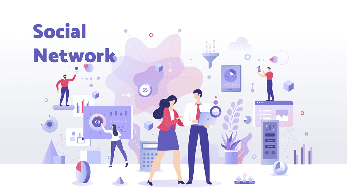 I will create social network website like facebook and instagram