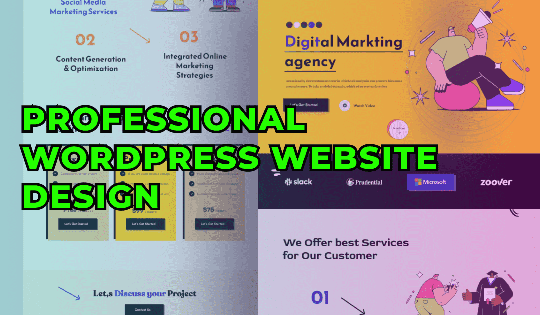 I will boost your online presence with professional wordpress website design