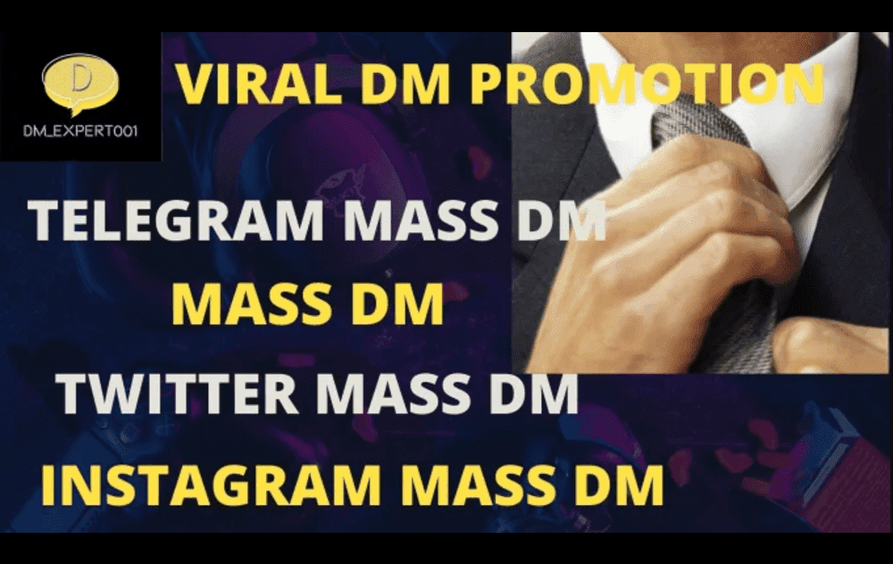 i will do telegram mass dm, discord mass dm, twitter mass dm, Facebook mass dm, mass dm
