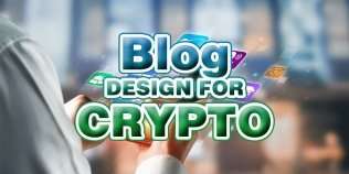 Blog design to monetize with cryptocurrencies