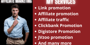 I will affiliate marketing, digistore24, jvzoo promotion