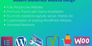 I will create a Responsive Wordpress Website Design