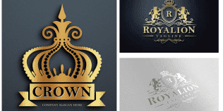 I will do unique crown jewelry lawyer minimalist luxury logo design