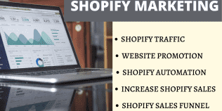 I will do shopify marketing, shopify sales funnel, shopify SEO, shopify traffic
