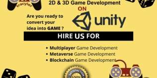 I will develop 2d 3d video game on unity 3d metaverse multiplayer game p2e crypto game