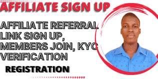 I will do affiliate referral sign up, registration, members join