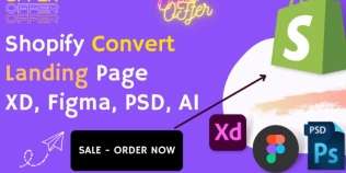 I will create shopify website or store from PSD, xd, sketch, figma to shopify