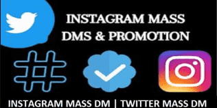 instagram mass dm, twitter mass dm, telegram mass dm