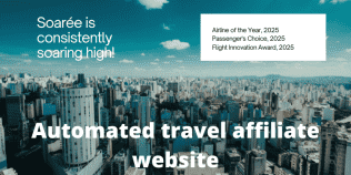 I will setup an automated travel affiliate website for passive income