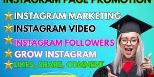 I will grow and promote your Instagram page, youtube video promotion, social media marketing