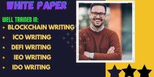 I will write a cryptocurrency whitepaper, nft white paper