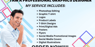 I'll design and produce the graphics you require at a high level of quality.