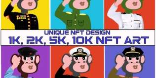 i will do  3d nft art design, 3d nft art collection