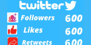 600 Twitter Followers + 600 Twitter Likes + 600 Twitter Retweets