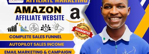 I will build amazon website clickbank, shopify sales, affiliate marketing sales funnel