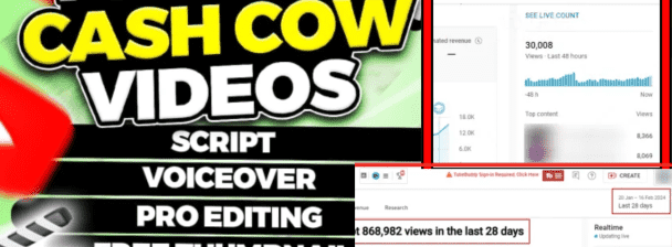 I will edit faceless youtube cashcow videos for top 10, luxury, travel, tech, health