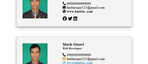 I will make clickable editable HTML email signature