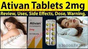 Ativan 2Mg Tablet In Rawalpindi=03000-674342 Available