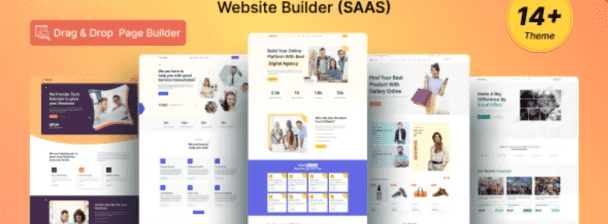 BuildSaaS -Multipurpose Website Builder SAAS PHP