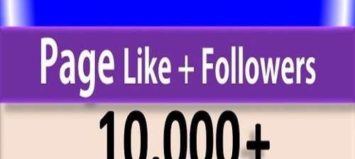 I will promote your facebook page to get 10K Page Like + Follower