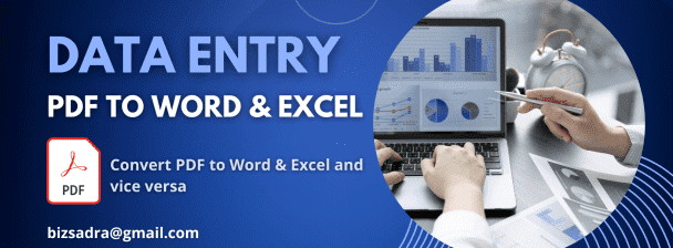 I will Convert PDF to Word and Excel and vice versa