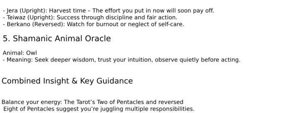 Fast, Accurate 5‑Method Psychic Reading (Text‑O nly)