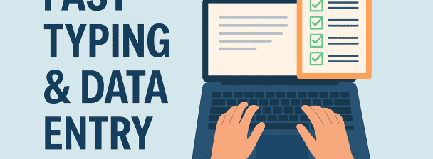 I will do fast and accurate typing and data entry