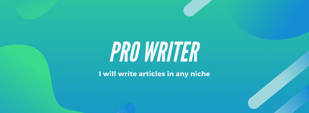 I will write  articles for you