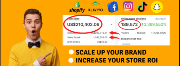I will increase shopify store sales, shopify marketing sales funnel ecommerce marketing