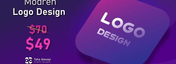 I will design a modern business logo