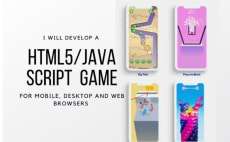 I will create web game, html5 game, javascript game, for android and ios