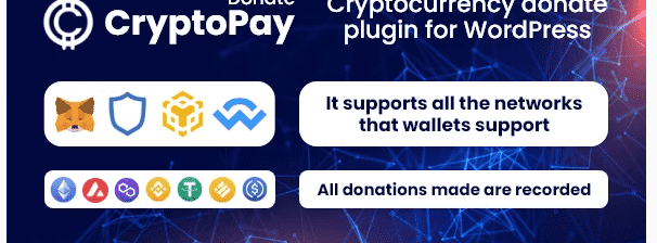 I will develope a Cryptocurrency donation wordpress website