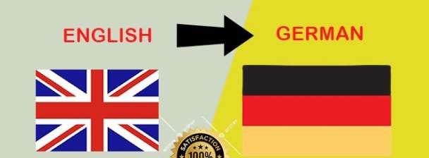 Provide a perfect English to German translation