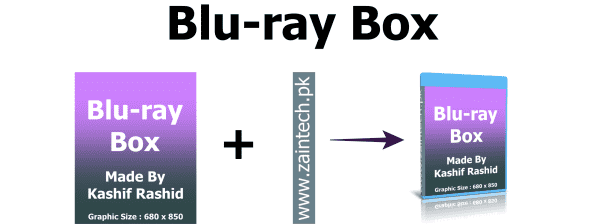 I will convert your graphic to Blu-ray box