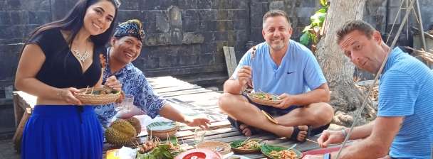 I will guide and take you to experience authentic Balinese cuisine