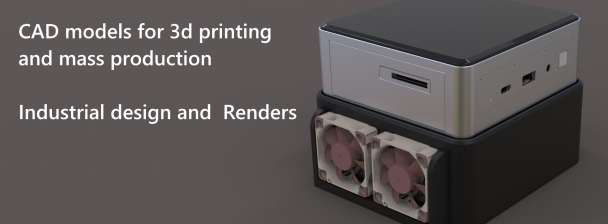 I'll provide  CAD models for 3d printing and production