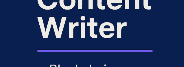Web3 & Blockchain Content Writer | Blogs, Articles, and Whitepapers