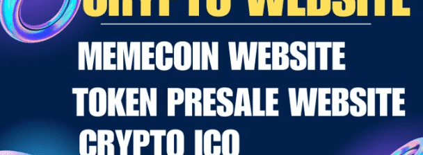 I will web3 dapp crypto website, ico token preasle, token solana, memecoin website
